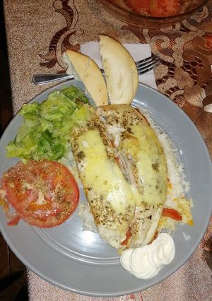 Una foto de Pescado al horno