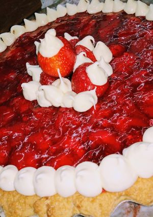 Una foto de Tarta de frutillas🍓