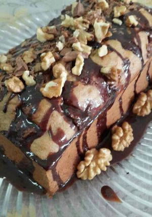 صورة لوصفة كيكة الموز الرهيبة