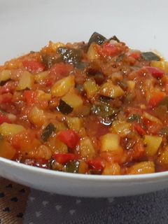 Una foto de Pisto casero!!🥒🌶🧄🧅🍅