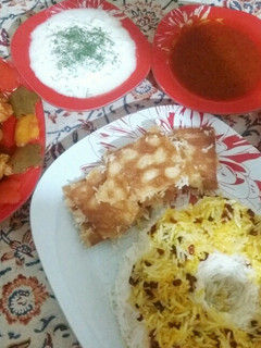 عکسی از دستور زرشک پلو با مرغ