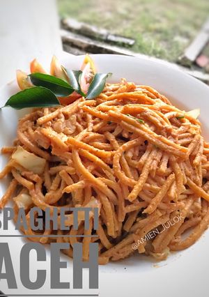 Foto resep Spaghetti Aceh (Mie Lidi)