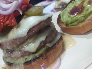hanburguesa de ternera