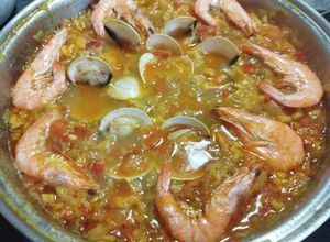 Foto principal de Arroz meloso con preparado de marisco muy rico y fácil de hacer