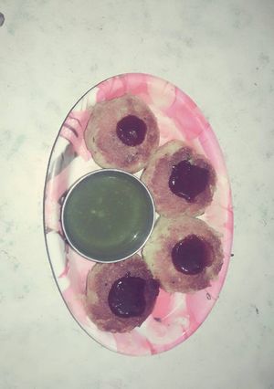 A picture of Left over kadhi cutlets.
