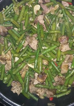 Foto resep Tumis kacang panjang+ati ampela