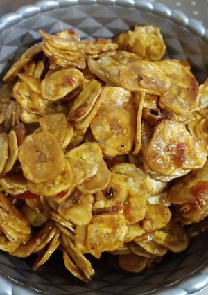 Foto resep Keripik Pisang Pedas Manis