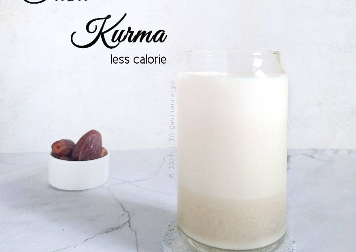 Susu Kurma (less calorie)