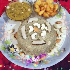 A picture of Sweet jaggery rice(Meethe Gud Rice).