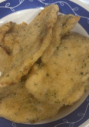 Una foto de Filetes de pollo empanados