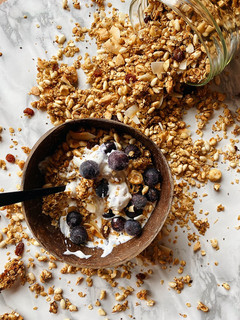 Foto principal de Granola casera de avellanas y almendras
