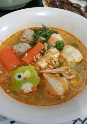 Foto resep Suki kuah tomyam no udang