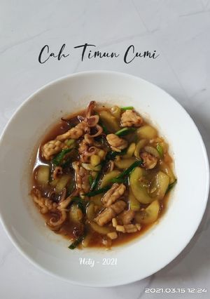 Foto resep Cah Timun Cumi
