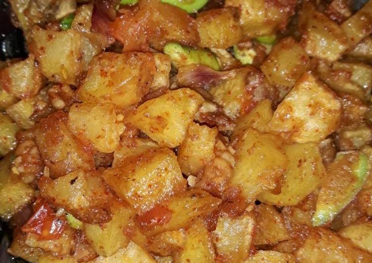 Resep Kentang goreng pete yang Enak Banget