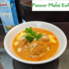 A picture of Paneer Malai kofta.