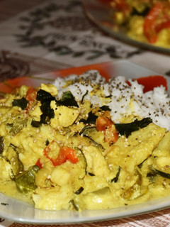 Une photo de Poulet au Lait de Coco et Curry