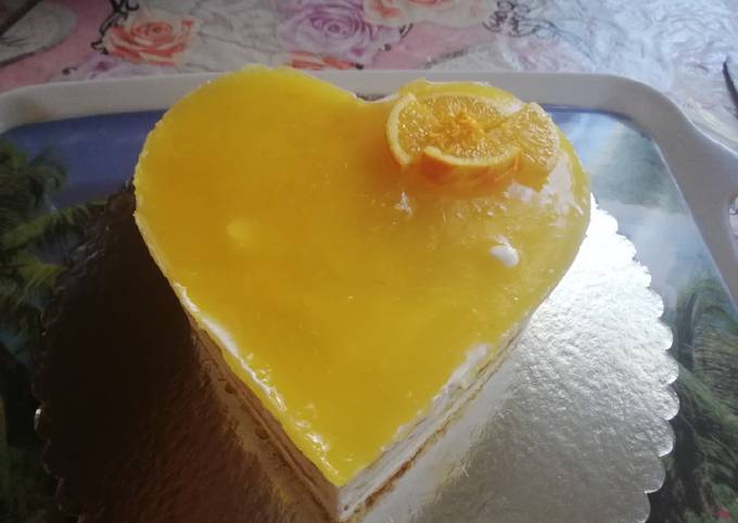 Gâteau à la gelées d'orange