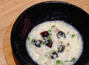 清淡 皮蛋瘦肉粥  [熟飯快煮版] 的食譜成品照片