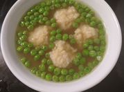 A picture of mangetout soup
