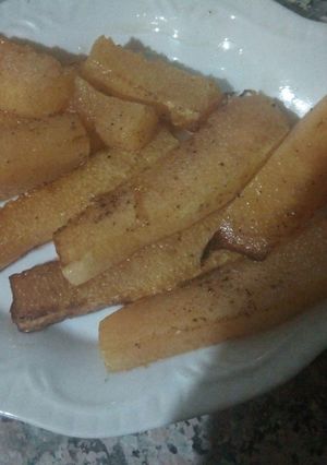 Une photo de Frites des citrouille