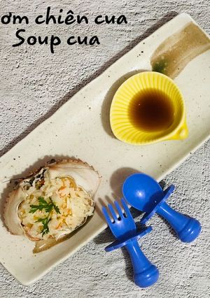 Hình của món Cơm chiên cua -ăn dặm.