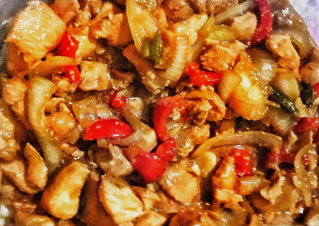 Ayam teriyaki ala resto