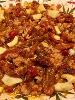 Una foto de Ensalada de pimientos asados