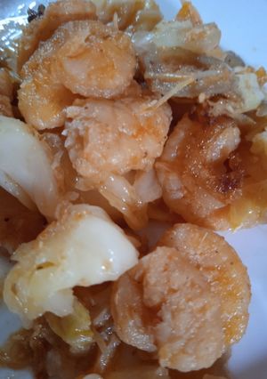 Foto resep Udang & Kol Tumis Butter