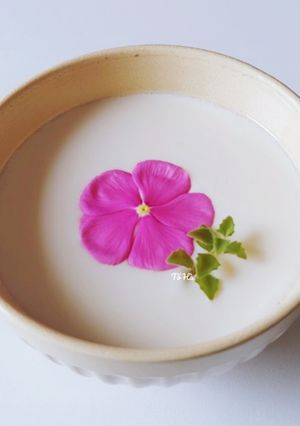 Hình của món Lòng trắng TRỨNG hấp sữa tươi.