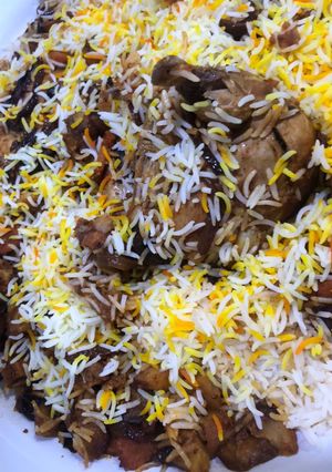 صورة لوصفة رز بالخلطه