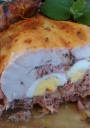 Una foto de Pollo relleno