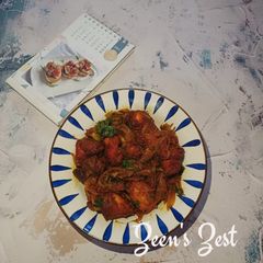 A picture of Chicken Kanti - Kashmiri Eid special Snack.