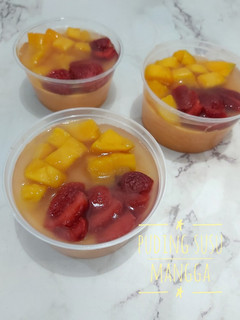 Foto resep Puding susu mangga