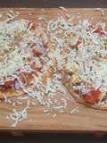 Leftover mini roti pizza