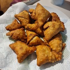 Indian Samosas A picture of Indian Samosas.