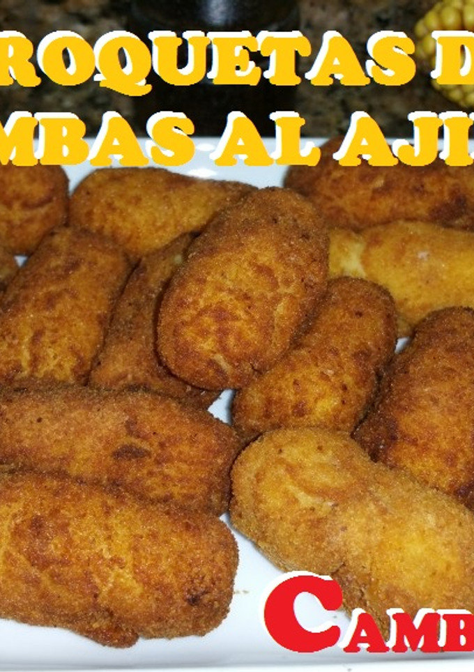 Una foto de Croquetas de gambas al ajillo