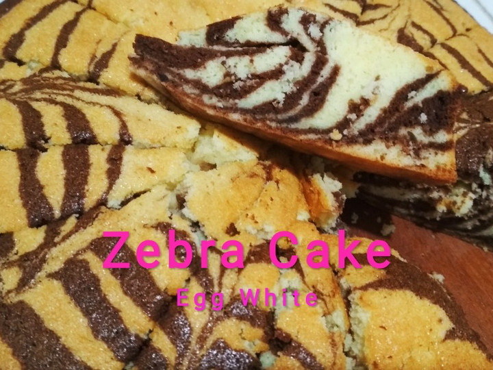 Anti Ribet, Buat Zebra Egg-White Cake Anti Gagal