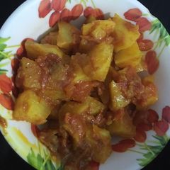 A picture of Aloo ki sabji.