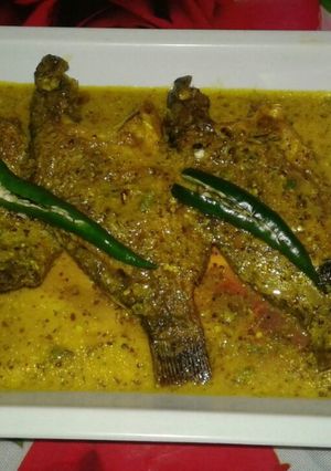 A picture of Telapia fish curry(telapia macher jhal).