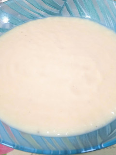 Una foto de Crema de espárragos blancos en conserva