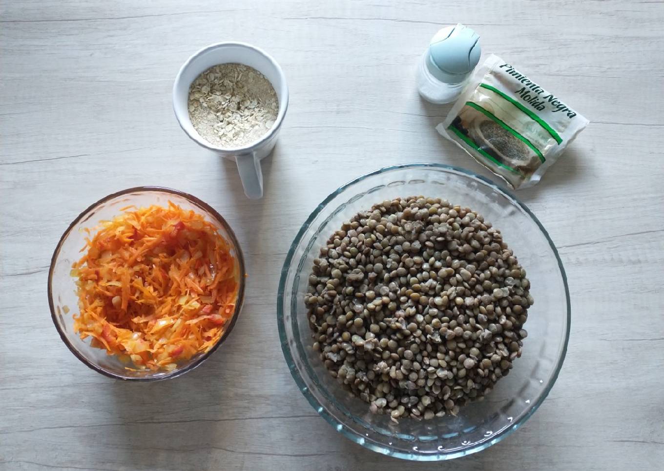 Hamburguesa de lentejas