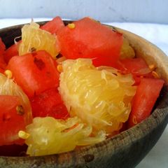 A picture of Orange Melon Chili Salad.