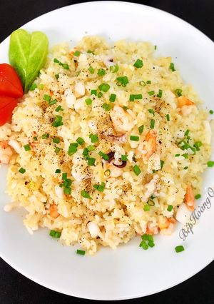 Hình của món Cơm Chiên Hải Sản.