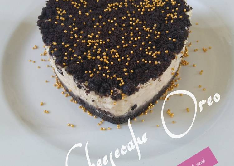 Cara Gampang Menyiapkan Cheesecake Oreo (tanpa cream cheese), Bisa Manjain Lidah