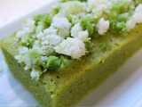 matcha rice flour cake