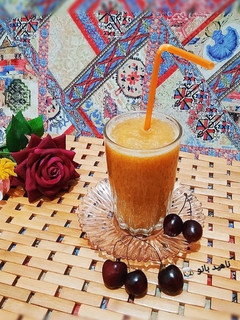 عکسی از دستور اسموتی چند میوه🍇🍈🍑