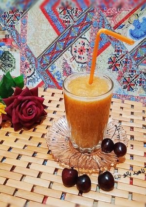 عکسی از دستور اسموتی چند میوه🍇🍈🍑