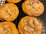 A picture of choco chips cookies