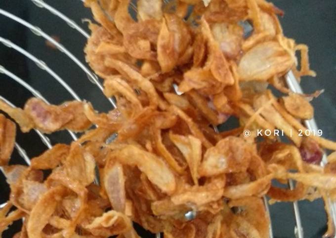 Resep 13 Bawang Merah Goreng Kriuk Tahan Lama oleh Mrs