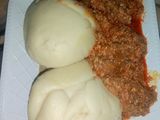 Pounded Yam and Egusi Soup